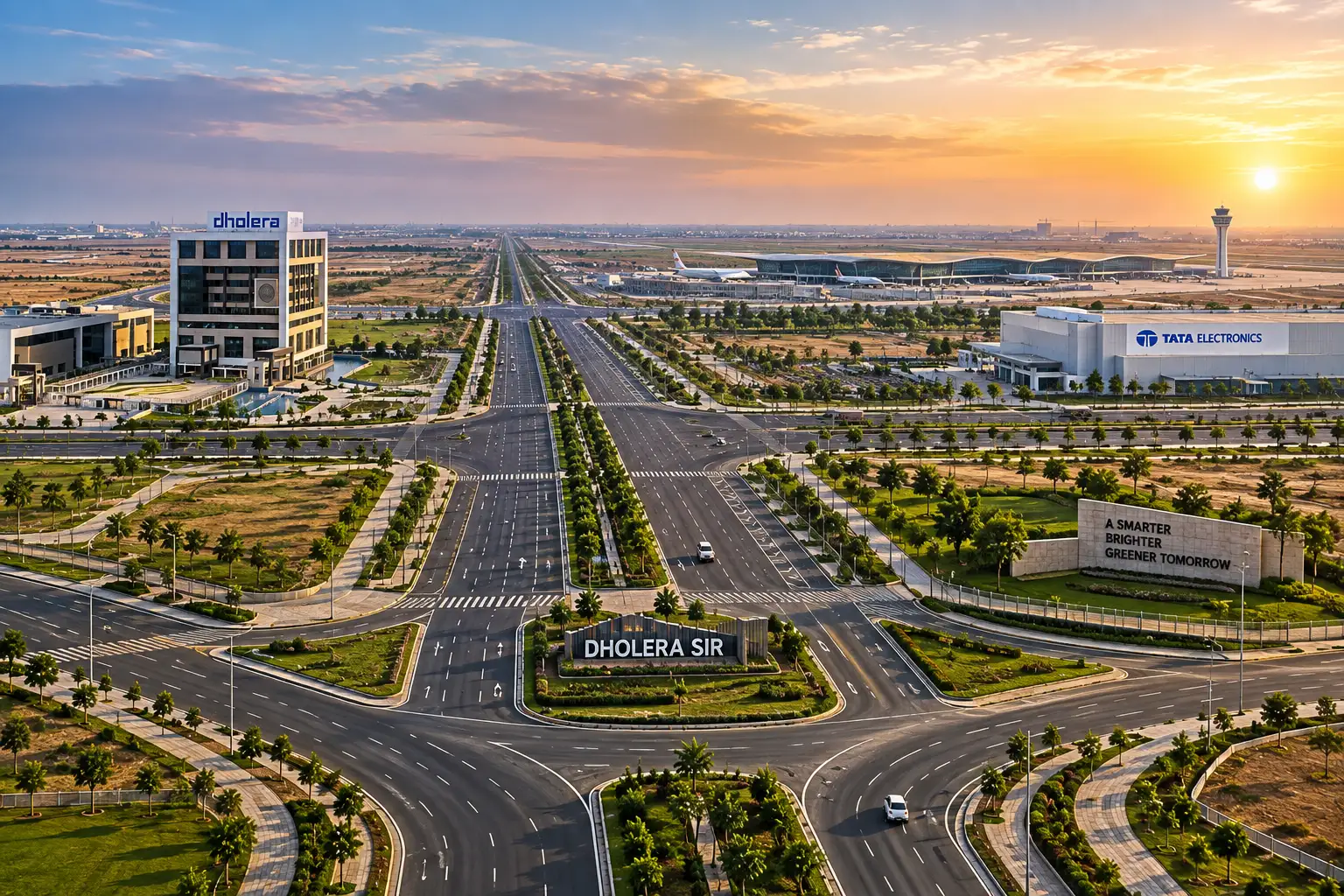 Dholera road network