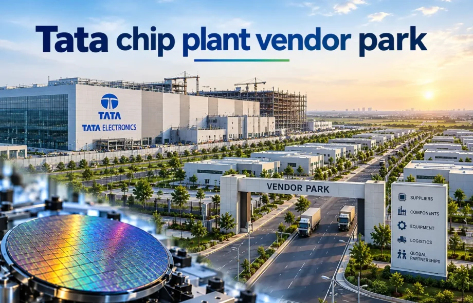 Tata chip plant vendor park