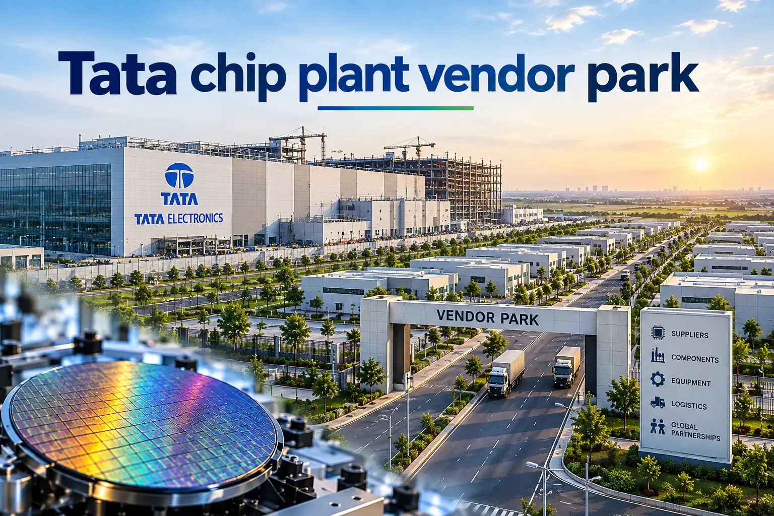 Tata chip plant vendor park