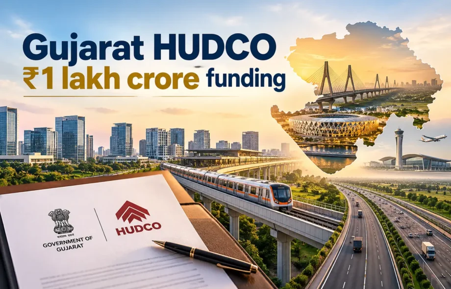 Gujarat HUDCO ₹1 lakh crore funding
